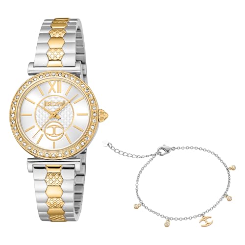 Just Cavalli Glam Chic montre femme bracelet acier special pack parure bijoux tendance