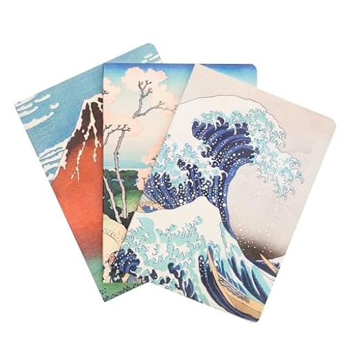 Grupo Erik Libretas A5 Hokusai - Pack Cuadernos A5 | 3 Cuadernos bonitos : Cuaderno punteado + Cuaderno hojas blancas + Cuaderno lineas (Tapas blandas, 64 págs cada uno) | Ya disponible en tu tienda friki favorita! En mundofriki.es!