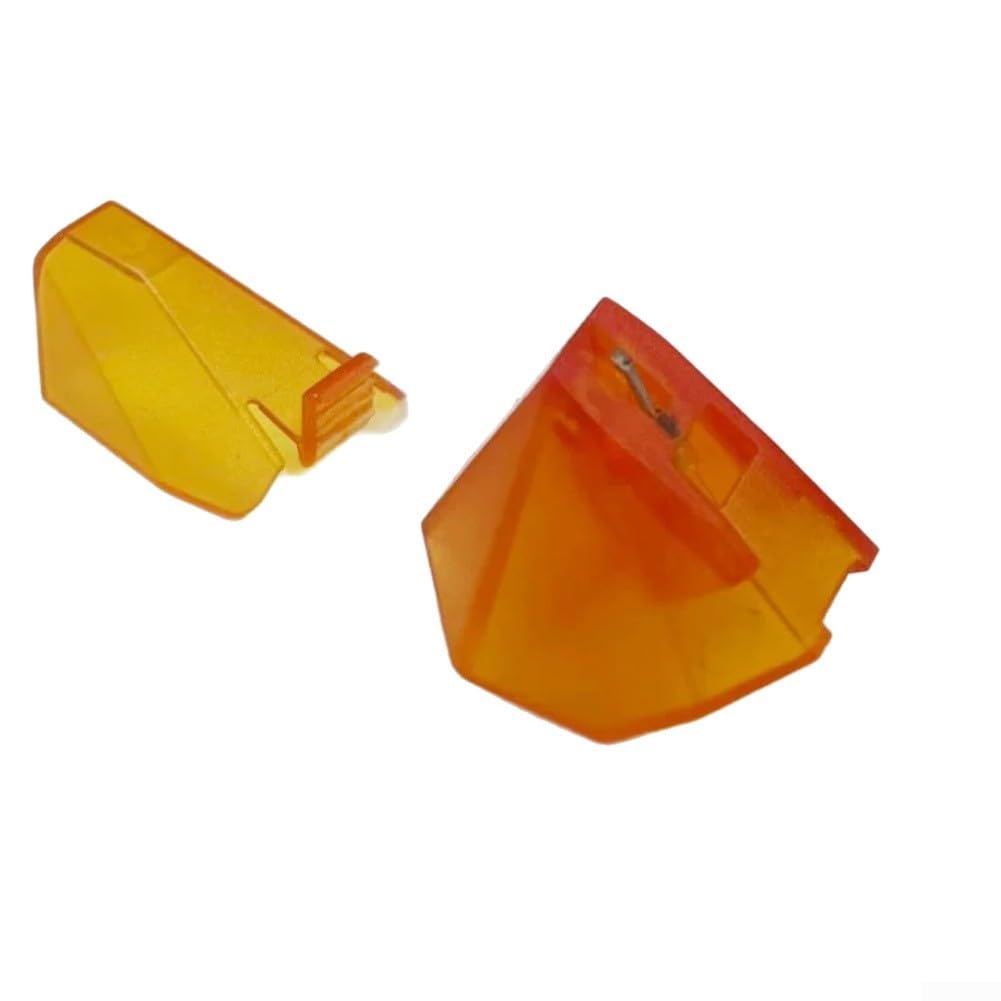 Pennino di ricambio per Ortofon 2M rosso blu nero arancione cartucce usate per set giradischi entry-level e livello (arancione)