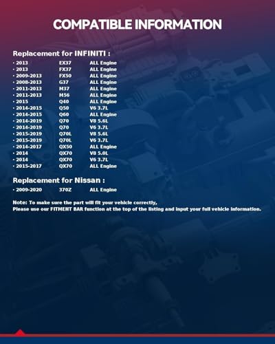 Image of KAX Pack of 6 UF617 Ignition Coil Set for INFINITI G37 2008-2013, Q50 2014-2015 3.7L, Nissan 370Z 2009-2020, QX50 2014-2017, M37 2011-2013, QX70 2015-2017, UF617
