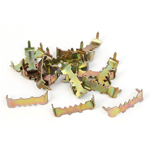 Image of uxcell a16062900ux0309 25mm x 7mm x 9mm No Nail Picture Frame Hooks Saw Tooth Sawtooth Hangers 20PCS