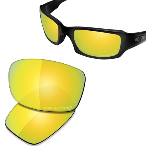 Image of SAUCER Premium Replacement Lenses & Nosepads for Oakley Fives(4+1) Squared OO9238 | OO9214 | UV400 Protection, Anti-Scratch