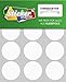 Produktbild 48 Klebepunkte, 50 mm, weiß, aus PVC Folie, wetterfest, Markierungspunkte Kreise Punkte Aufkleber