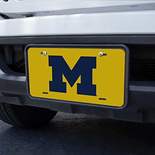 University of Michigan Secondary Logo Metal Vanity Tag License Plate by GRAPHICS & MORE - Used condition - Image 3