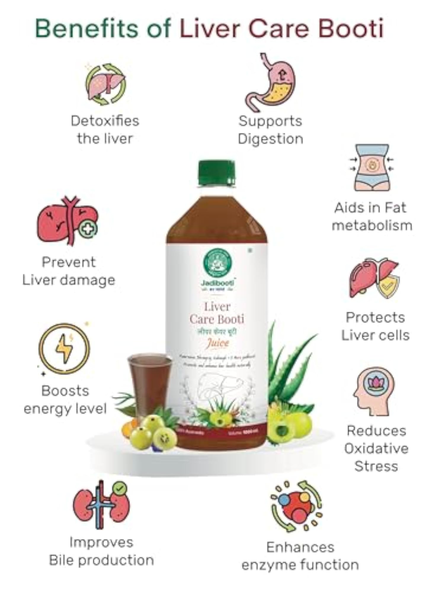 Liver Care Booti, 1 Litre, Ayurvedic Supplement