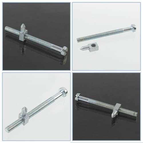 AERZETIX – K37126 – Kettenspanner-Set – für Kettensäge – Kettenspannschraube/Bolzen – kompatibel mit Dolmar 116 120 6000 6800
