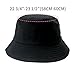 NPJY Bucket Hat for Women Men Cotton Summer Sun Beach Fishing Cap Large-X-Large（ Size: 22 3/4
