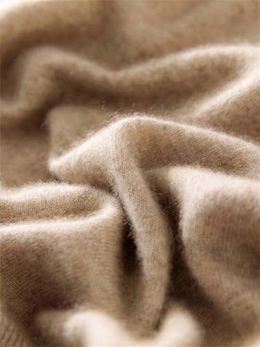 Men's Winter Thickened Cashmere Sweater - Mock Neck Zip Pullover Business Casual Soft Warm Clothing4