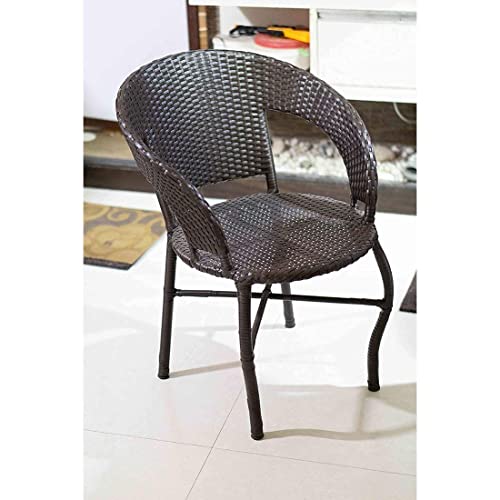 Image of Indiid Homes D-12 Patio Indoor Outdoor Living Room|Balcony|Garden|(4 Chair + 1 Table)|Furniture Set |Coffee Chair Set |Powder Coated|