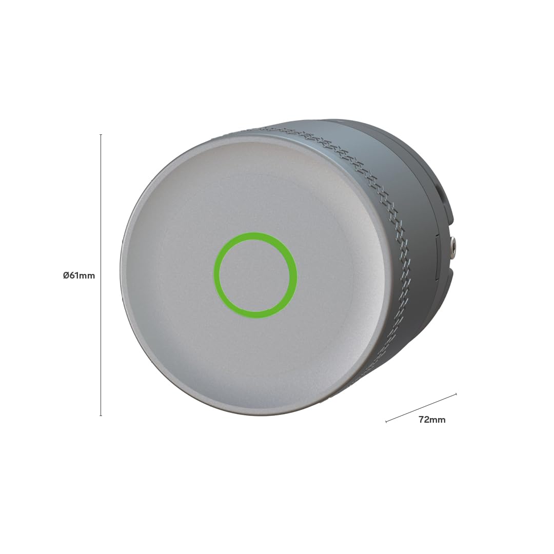 Yale Serratura Smart Linus L2 Lite 05/109100/SI Argento, Accesso senza chiave, Installazione fai da te, Compatibile Matter, Condivisione chiavi digitali, Attività in tempo reale, App Yale Home