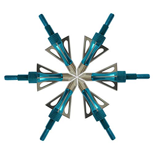 Zzuus 12Pcs Archery 3 Fixed Steel Blade 100 Grain Broadheads Hunting Arrow Tips For Compound Bow Crossbow #TOP5
