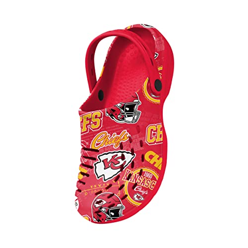 Image of FOCO Arizona Cardinals NFL Mens Historic Print Clog with Strap