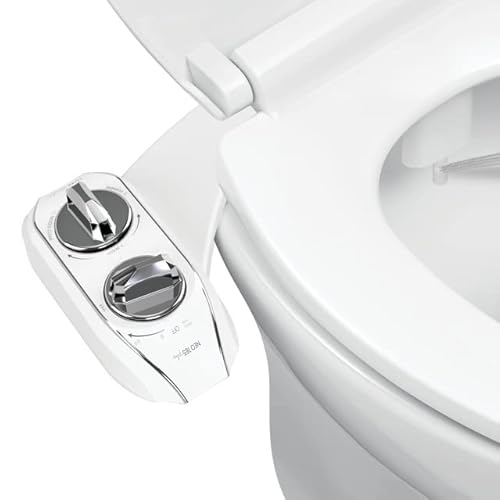 LUXE Bidet NEO 185 Plus – Next-Generation Bidet Toilet Seat Attachment with Innovative EZ-Lift Hinges, Dual Nozzles, and 360° Self-Cleaning Mode (Chrome) LUXE Bidet NEO 185 Plus – Next-Generation Bidet Toilet Seat Attachment with Innovative EZ-Lift Hinges, Dual Nozzles, and 360° Self-Cleaning Mode (Chrome)