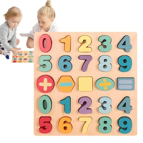 Tablero de aprendizaje de letras de madera para niños en edad preescolar 1