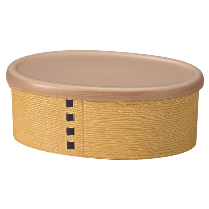 Wappa Storage Container, Oval 8.1 fl oz (230 ml), White Wood