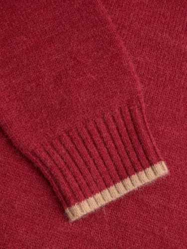 Image of CIDER Women's Fall Sweaters Long Sleeve Cute Sweaters Bear Graphic Crewneck Soft Knit Casual Cropped Pullover