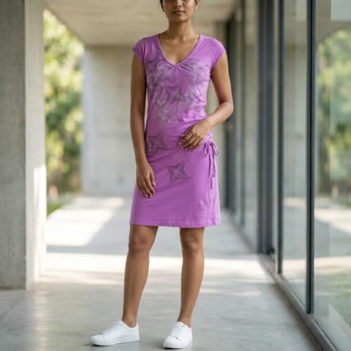 Image of Puma Women's Cotton A-Line Knee-Length Dress
