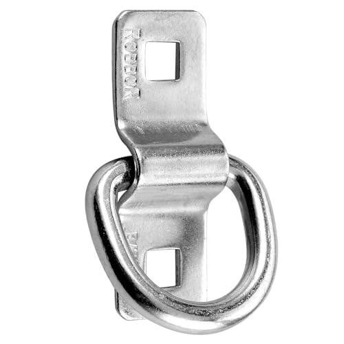 image for D Ring,Tie Down Anchor 4 Pk Robbor Surface Mount Tie Down Ring Heavy D