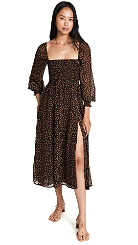 o.p.t Women's Classic Smocked Maxi Dress