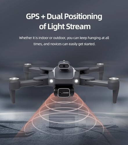 Image of Heattack Olly'S-Drone-With-4K-Camera-Wifi-FPV-1080P-HD-Dual-Foldable-RC-Drone-Altitude-Hold-Headless-Mode-Visual-Positioning-Auto-Return-App-Control-Multicolor-4 (DN11)