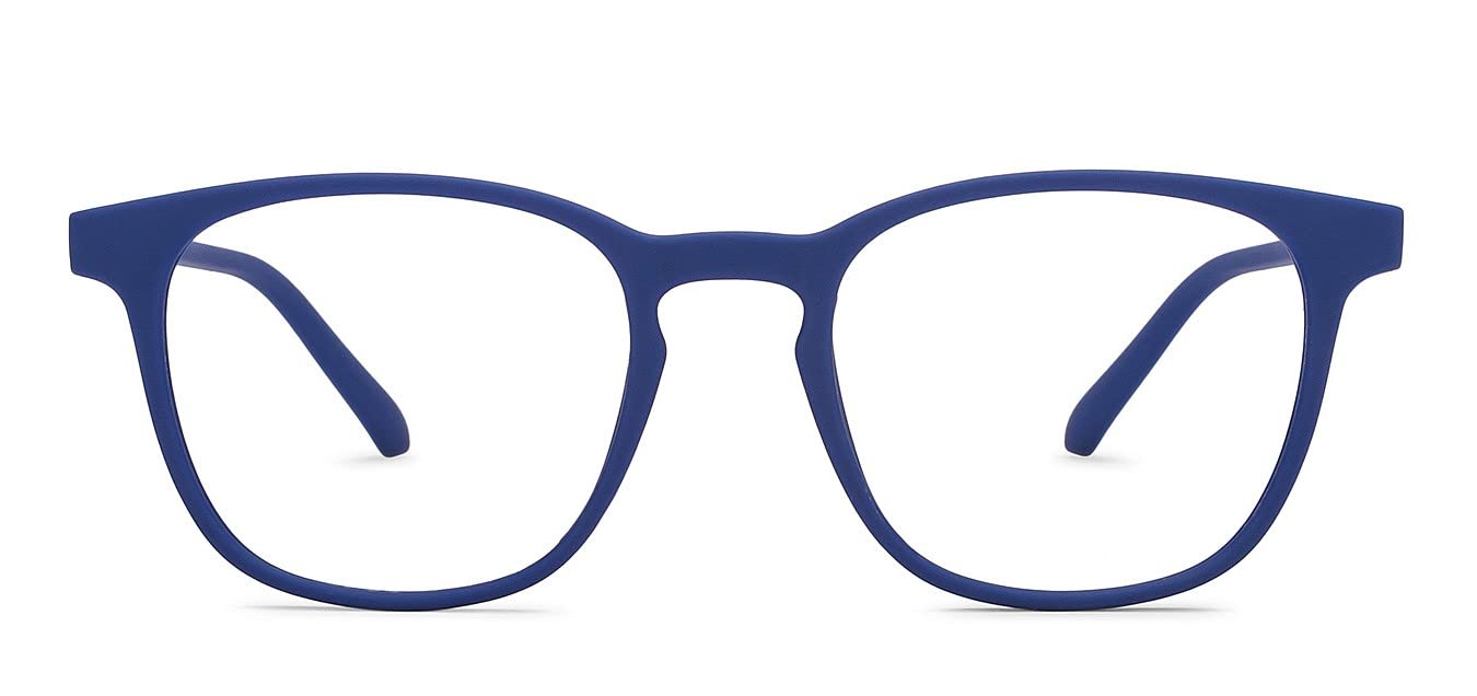 LENSKART BLU Unisex Hustlr Peyush Bansal Plastic Square Glasses For Eye Protection From Digital Screens, Computer Glasses With Blue Cut & Uv Protection, Lightweight With Zero Power, Midnight Blue (B0BRJR7P4H) Amazon Price History, Amazon Price Tracker