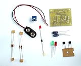 Der LED - Wechselblinker Bausatz mit Poti und mit gebohrter Leiterplatte enthält alle elektronischen Bauteile für 1 Schüler mit einer Funktionsbeschreibung, Bauanleitung/Bauplan mit Schaltplan.