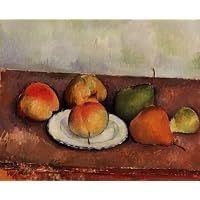 Amazon.co.jp: 20 絵画静物画ブルーエナメルコーヒーポット土器と果物