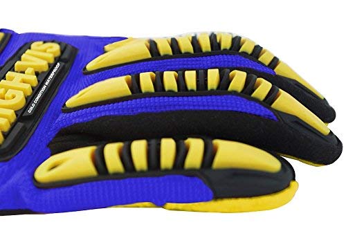 Seibertron HIGH-VIS SDXW Cold Weather Condition Oil and Gas Waterproof Safety Working Gloves M - Image 5