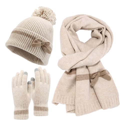 Fini le froid avec l'ensemble écharpe bonnet homme thermique tricoté vert