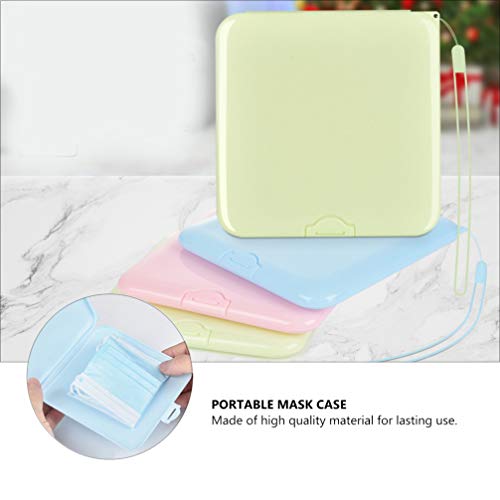 Hemoton 3 Caixas de Armazenamento Com Tampa Ã  Prova de Poeira E Recipientes de Encaixe Plano Com Co