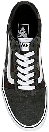 Vans Unisex Ward Washed Duck Lace up Low Cut Design Sneaker - Camouflage Black 12.5 | Image 5