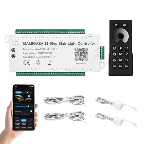 Image of Stair Light Controller 32 Channel with PIR Motion Sensor APP Remote Control
