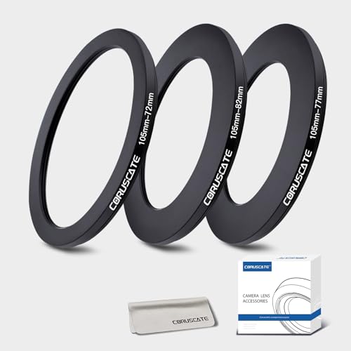 Adaptateur de bague de filtre 105mm vers 82mm 77mm 95mm en métal pour objectif photo