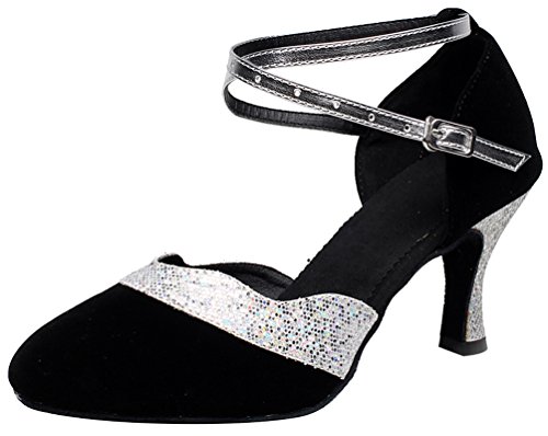 Chaussures de danse pour femme évitant les douleurs aux pieds grâce au talon bas 2IN