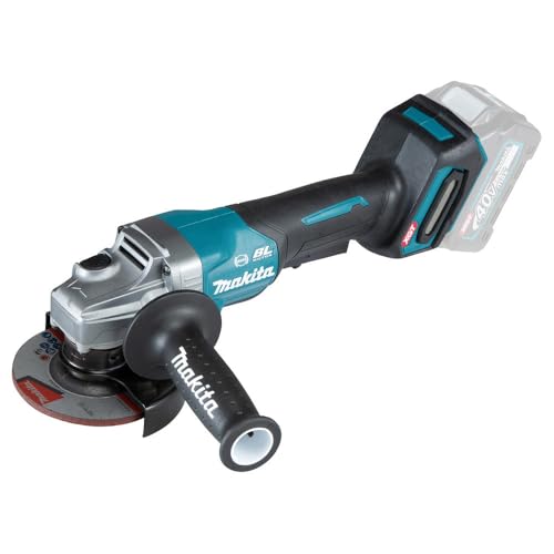 Image of Makita GA012GZ01 40V Max Li-ion XGT Brushless 115mm Angle Grinder Supplied in a Makpac Case - Batteries and Charger Not Included