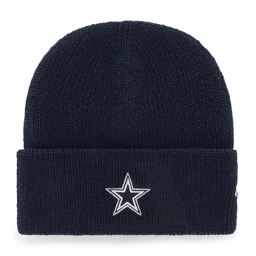 47 Mens Navy Dallas Cowboys Foundational Cuffed Knit Hat