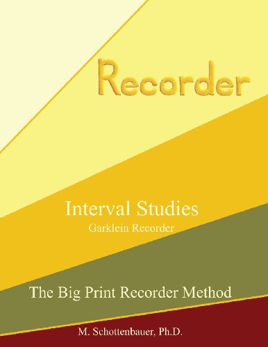 Interval Studies: Garklein Recorder (The Big Print Recorder Method)