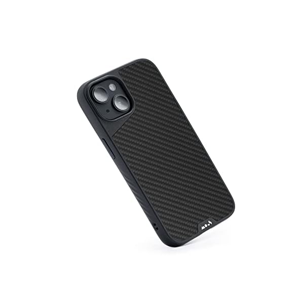 Mous – Case voor iPhone 14 Plus – Koolstofvezel – Limitless 5.0 – iPhone 14 Plus Case Compatibel met MagSafe – Hoesje Schokbestendig