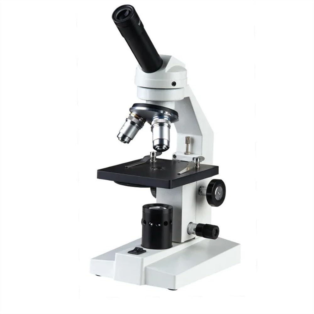 Microscope 40X 100X 400X Biological Microscope Compound Biological Student Lab Microscope Coarse Fine Dual Focus