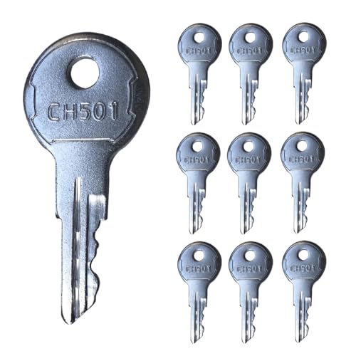 Truck Tool Box Lock Replacement with Keys, Pickup Toolbox Latch Lock 10 Keys CH501, 16MM (5/8