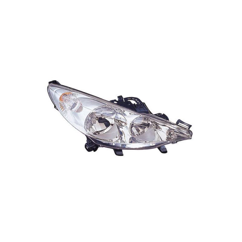 Repiauto Phare avant droit H7/H1 compatible avec Peugeot 207 depuis 2006