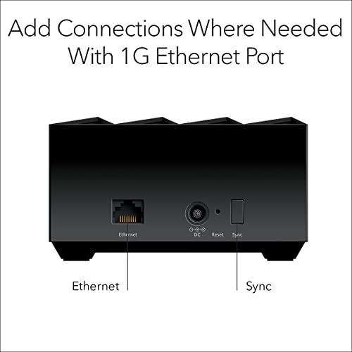 Image of NETGEAR Nighthawk Dual-Band Whole Home Mesh WiFi 6 Add-on Satellite (MS70) - Works with Your Nighthawk MK72 Or MK73 System, Adds up to 1,500 sq. ft. Coverage, AX3000 (Up to 3Gbps)