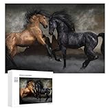 300 PCS Puzzles pour Adolescents Horse Desktop Wallpaper HD-1 Jeux De...