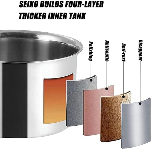 Kommerzieller automatischer Perlentopf, 3/7 l Sushi-Reis-Isolierfass, brauner Zuckerperlen-Isoliertopf mit 30–100 °C Temperaturregelung, Wärmeerhaltungsperlen, Haferbrei, Taro-Bäll