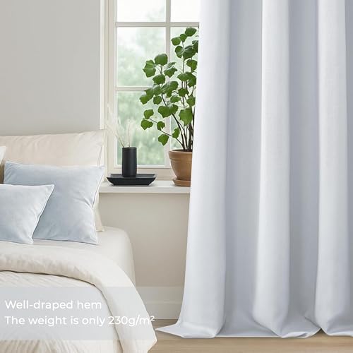 Image of Galaxy Home Decor Premium Blackout Curtain for Window 6 Feet | Thermal Insulated Modern Window Curtain with Rings for Living Room & Bedroom | Pack of 2, Silver