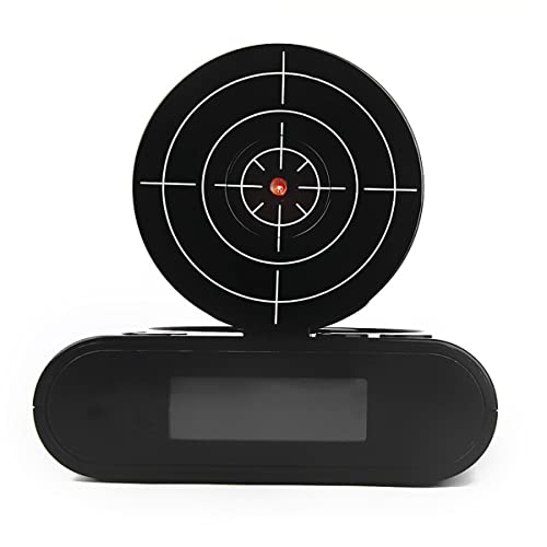 Ec Vision Lock N' Load Gun Alarm Clock/Target Alarm Clock/Creative Clock - Black #TOP1