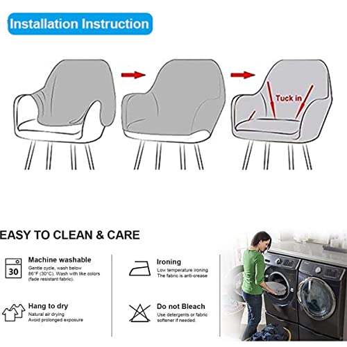 Housse de chaise extensible : la solution amovible pour rénover vos sièges usés - 7