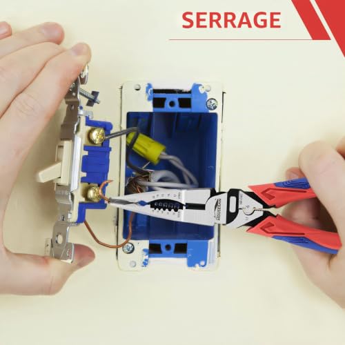 HOUSERAN Pince à Bec Long Multifonction, 216 mm, Antidérapante – vue 5