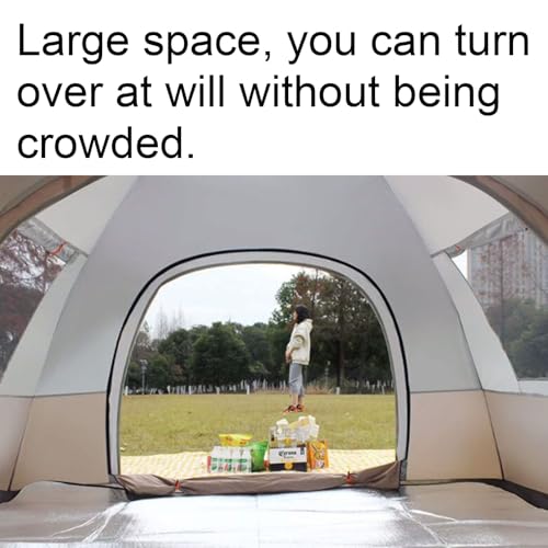 Carpa de camping portátil multiusos con doble puerta y ventana miniatura 6