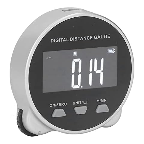 Digital Display Roller Ruler, Long Battery Life Digital Measuring Tape Multifunctional for Straight Line for Cylindrical Diameter Cover
